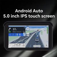 Carplay étanche 1080P 5 pouces WiFi sans fil Android-Auto DVR moniteur Dash Cam GPS Navigation TPMS
