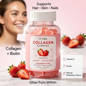 Gomitas de Colágeno de Alta Potencia de Marca Privada OEM, Contienen Biotina y Vitaminas para una Piel Radiante, Cabello Fuerte, Uñas Resistentes y Soporte Articular - Product Image 5