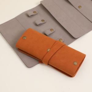 Sac de voyage en microfibre personnalisable pour bijoux, pliable, en velours, pour ranger les boucles d'oreilles et les colliers - Product Image 1