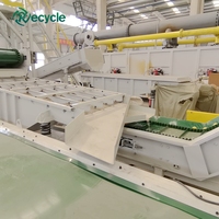 Équipement de recyclage de panneaux solaires écologiques, ligne de traitement par pyrolyse de modules photovoltaïques industriels avec un taux de récupération élevé