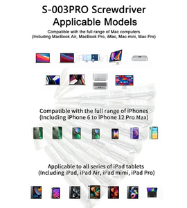S-003PRO MacBook & <span class=keywords><strong>Android</strong></span> sửa chữa điện thoại Kit đầy đủ phạm vi vít loại bỏ & cài đặt tùy chỉnh OEM Hỗ trợ MicroSoft máy tính bảng sửa chữa - Product Image 6