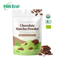 Boîte de poudre de thé vert matcha chocolaté de qualité cérémoniale, biologique, pour la santé et l'amincissement, emballage personnalisé, vente en gros en vrac