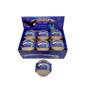 Nouveau Jouet Squishy Patriotique en Forme de Boulette, Jouet Anti-Stress Baozi pour le Quatrième de <span class=keywords><strong>Juillet</strong></span>, Cadeau pour la Journée de l'Indépendance des États-Unis - Product Image 3