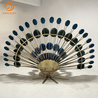 Tissu de maison rembourré de milieu de siècle, haute qualité, pas cher, bleu, accent de loisirs, canapé tufté, chaises de loisirs