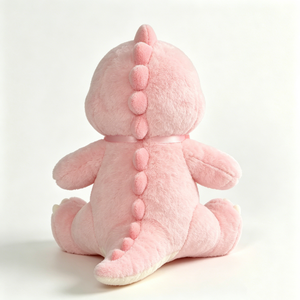 Peluche de dinosaurio rosa personalizado, peluche de T-Rex rosa sentado, peluche de dinosaurio rosa suave - Product Image 4