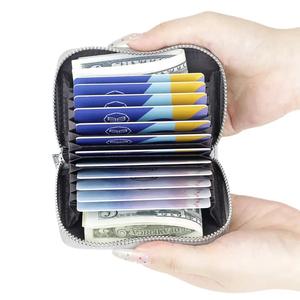Porte-cartes RFID AndoBag, porte-cartes en cuir véritable avec plusieurs emplacements pour cartes, petit portefeuille portable pour un usage quotidien 1906 - Product Image 5