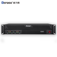 Amplificateur de puissance en métal de classe D à 4 canaux 4*600W avec impédance de 4/8 ohms pour les systèmes audio professionnels, les églises et les systèmes sonores KTV