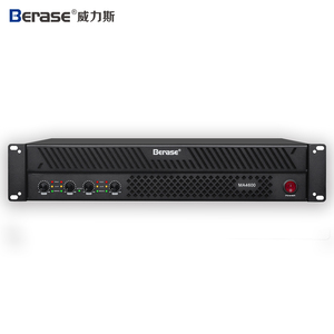 Amplificatore di Potenza in Metallo a 4 Canali Classe D 4*600W con Impedenza 4/8 Ohm per Sistemi Audio Professionali, Chiese e KTV - Product Image 2