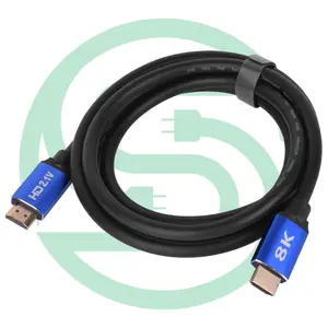 OEM & Stock Wholesale HDMI 2.1 Cable 8K 60Hz 5M 16.5ft UHD 8K High Speed HDMI 3D 8K 48Gbps 4320P HDMI Cable