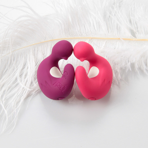 Haute qualité 11 vitesses étanche Usb doigt en forme de jouet sexuel <span class=keywords><strong>canard</strong></span> choc clitoris massage vibrateur Mini oeuf vibrant - Product Image 5