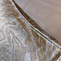 Housse de coussin décorative pour la maison, motif sable mouvant brillant, jacquard métallique, qualité supérieure, vente en gros directe usine