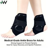 Attelle de soutien de la cheville en néoprène Protection professionnelle pour les blessures sportives Entorses Gonflement Douleur articulaire Tendinite