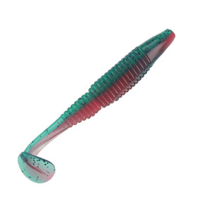 Señuelo Bicolor en Espiral con Cola en T, 12cm 8.4g, Luminoso, para Pesca de Lubina en Agua Dulce - Product Image 5