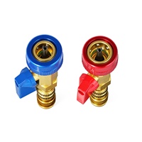Kit d'outils de démontage et d'installation de valves de climatisation automobile R134A avec raccords de valve standard