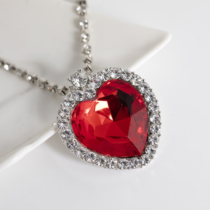 Collana Titanic con Rubino e Zaffiro, Stella dell'Oceano, <span class=keywords><strong>Amore</strong></span>, Pizzo, Moda, <span class=keywords><strong>Tutto</strong></span> con lo Stesso Collana - Product Image 5