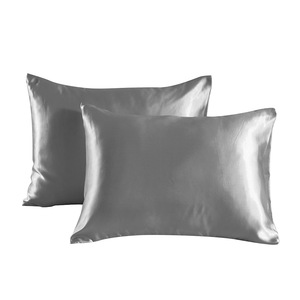 Fodera per <span class=keywords><strong>cuscino</strong></span> quadrata in <span class=keywords><strong>raso</strong></span> tinta unita personalizzabile in finta seta bifacciale per hotel, ideale per l'estate e il clima caldo - Ingrosso - Product Image 5