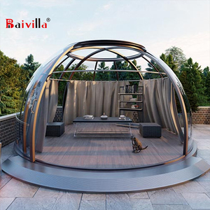 Tente bulle transparente en PC imperméable pour l'extérieur, dôme igloo poétique, maison bulle, chambre ciel étoilé - Product Image 1