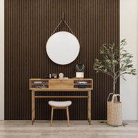 Panneau mural acoustique en bois, décoration murale en bois, panneaux acoustiques en bois pour hôtels et appartements
