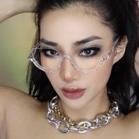 Cozysee, gafas ópticas de PC transparentes a la moda de lujo, montura de gafas con forma de ojo de gato para mujer, gafas para miopía para hombre, patrón Floral, 3 colores