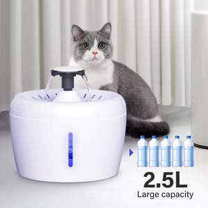 Facile da pulire BPA-Free 2.5L/84oz distributore automatico di acqua per cani per <span class=keywords><strong>bere</strong></span> con pompa silenziosa piccolo <span class=keywords><strong>gatto</strong></span> fontana - Product Image 2