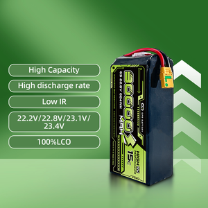 Wholesale GPR POWER High Capacity 12S 45.6V 15C 30000mAh Li-polymer <b>Drone</b> <b>Battery</b> with XT60/XT30 Connector for UAV RC <b>Drones</b> - Product Image 5