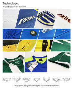 Conjunto de Uniforme de Fútbol Personalizado, 100% Poliéster, Transpirable, de Secado Rápido, Unisex, Cuello Redondo, Manga Corta, para Deportes - Product Image 5