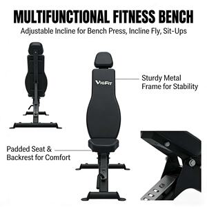 Banc de <span class=keywords><strong>musculation</strong></span> robuste et peu encombrant pour entraînement de force et exercices de <span class=keywords><strong>musculation</strong></span> professionnels - Product Image 3