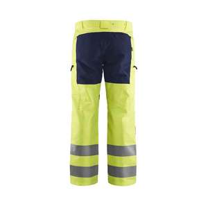 BLAKLADER - 158518113389D124 Pantalones de alta visibilidad con elástico Amarillo/Azul marino-EAN 7330509702628 ROPA DE TRABAJO DE LA HI-VIS - Product Image 2