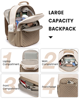 Sac à dos LOVEVOOK, sac à dos d'école imperméable pour étudiants, sac à dos de voyage de qualité pour infirmières, enseignants, sac à dos d'affaires avec port USB pour ordinateur portable