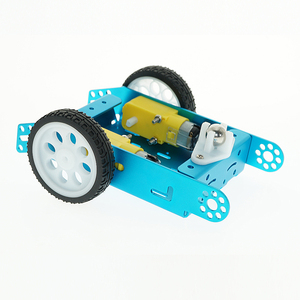 OKY5024-1 Aluminum Alloy Smart Car Chassis <b>Kit</b> Reduction Gear Motor <b>DIY</b> STEM Educational Car <b>Kit</b> - Product Image 1