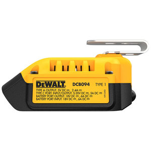 DeWalt Universal Battery Charger 18V DC Fast <b>Charging</b> Type <b>C</b> Port For Power Tools - Product Image 2