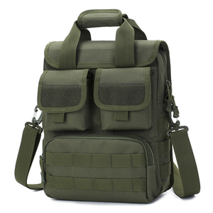 Bolso de hombro de camuflaje ruso para ocio al aire libre, bolso de ordenador negro cruzado, bandolera táctica multifunción con eslinga - Product Image 1