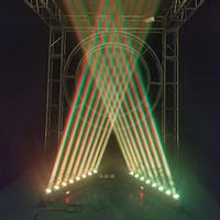 2 projecteurs LED 8x12W RGBW à tête mobile pour éclairage de scène, idéaux pour bars, DJ, discothèques, soirées, boîtes de nuit, pistes de danse et mariages