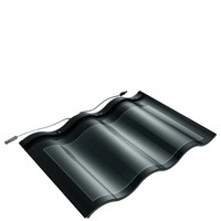 Tuiles et bardeaux solaires en silicium monocristallin incurvés bifaciaux SHENHAUR