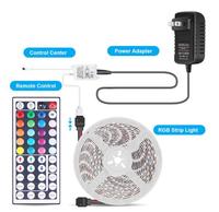 Fournisseur Alibaba: nouveau Kit complet 5M 5050 RGB LED Strip Light + adaptateur secteur + 44 clés télécommande chine LED strip kit/ensemble