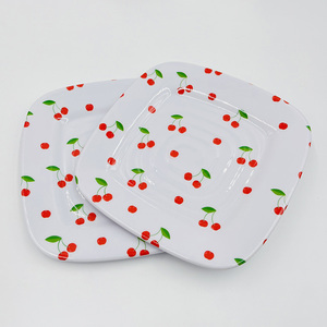 Piatti Quadrati in Melamina per Servire Piatti Principali, Dolci, Antipasti o Contorni Freschi - Product Image 2