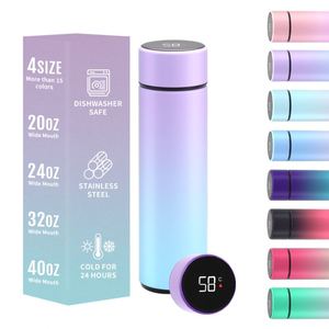Most Popular Stainless Steel Insulated Vacuum Reminder <b>Thermos</b> Flask Led Digital Temperature Display Smart Water <b>Bottle</b> - Product Image 1