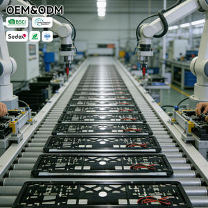 Bingkai Plat Nomor Serat Karbon Kustom Sampel Gratis MOQ Rendah untuk Bingkai Plat Nomor Mobil Kustom - Product Image 5