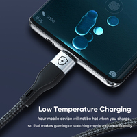 Câble de données mobile de type C OEM V8 1m 2m 3m Câble de chargeur de téléphone personnalisé Protection de câble de type C Fil micro nylon tressé Câble de données