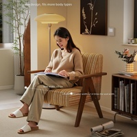 Fauteuil simple rétro en bois massif, style minimaliste moderne du milieu du siècle, mobilier de maison pour salon et balcon