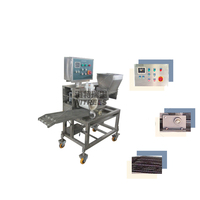 Cutlets Hamburger Meat Beef Grill Burger Press Patty Forming Sizing Powdering Frying Freezing Machines Production Line