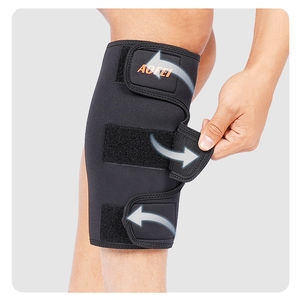 Sabuk penopang kompresi penjepit betis pembungkus splint Neoprene untuk pria dan wanita Strain, sobek, cedera kaki bawah - Product Image 5