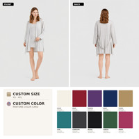 Pyjamas personnalisés en coton, bambou et modal pour femmes, vêtements de détente doux, pyjamas pour femmes, vêtements de nuit pour femmes