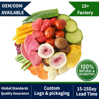Kindervriendelijke gemengde fruit- en groentechips Premium gemengde fruit- en groentechips Halal gecertificeerde gemengde fruit- en groentechips