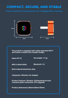 CP19  Produits tendance Amazon Tik Tok OEM 2 en 1 Smart MINI 2 en 1 Accessoires de voiture Apple Android Adaptateur sans fil Carplay