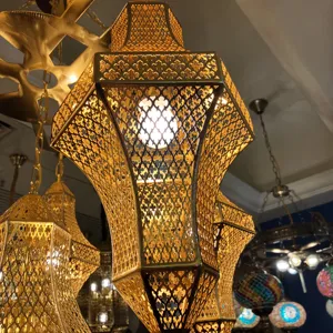 独特的摩洛哥吊灯阿拉伯手工摩洛哥铁吊灯天花板吊灯悬挂装饰摩洛哥灯