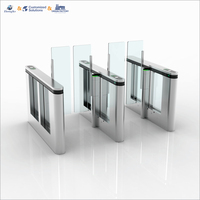 Portillon rapide de haute sécurité personnalisé en acier inoxydable 304 épaissi, anti-escalade, qualité supérieure, pour aéroports et immeubles de bureaux