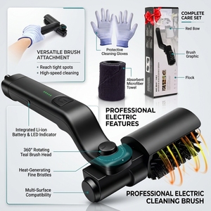 Cepillo Eléctrico <span class=keywords><strong>para</strong></span> Parrilla, Resistente, Automático, <span class=keywords><strong>de</strong></span> <span class=keywords><strong>Acero</strong></span> <span class=keywords><strong>Inoxidable</strong></span>, Inalámbrico y Recargable, <span class=keywords><strong>para</strong></span> <span class=keywords><strong>Parrillas</strong></span> <span class=keywords><strong>de</strong></span> Porcelana - Product Image 2