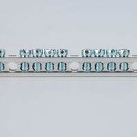 Crimpeuse pour bornier de mise à la terre à barre neutre en alliage d'aluminium étamé, homologuée UL486A-486B, 600V, avec cosses multiples KSNLC-09-I