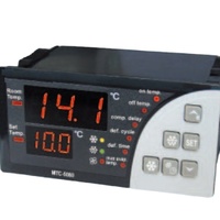 Contrôleur de température numérique double STC-3008 pour réfrigération et CVC, 12V 24V 220V, thermostat à deux sorties relais avec sonde